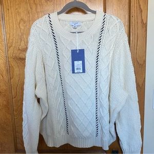 NWT La Ligne Cable Sweater